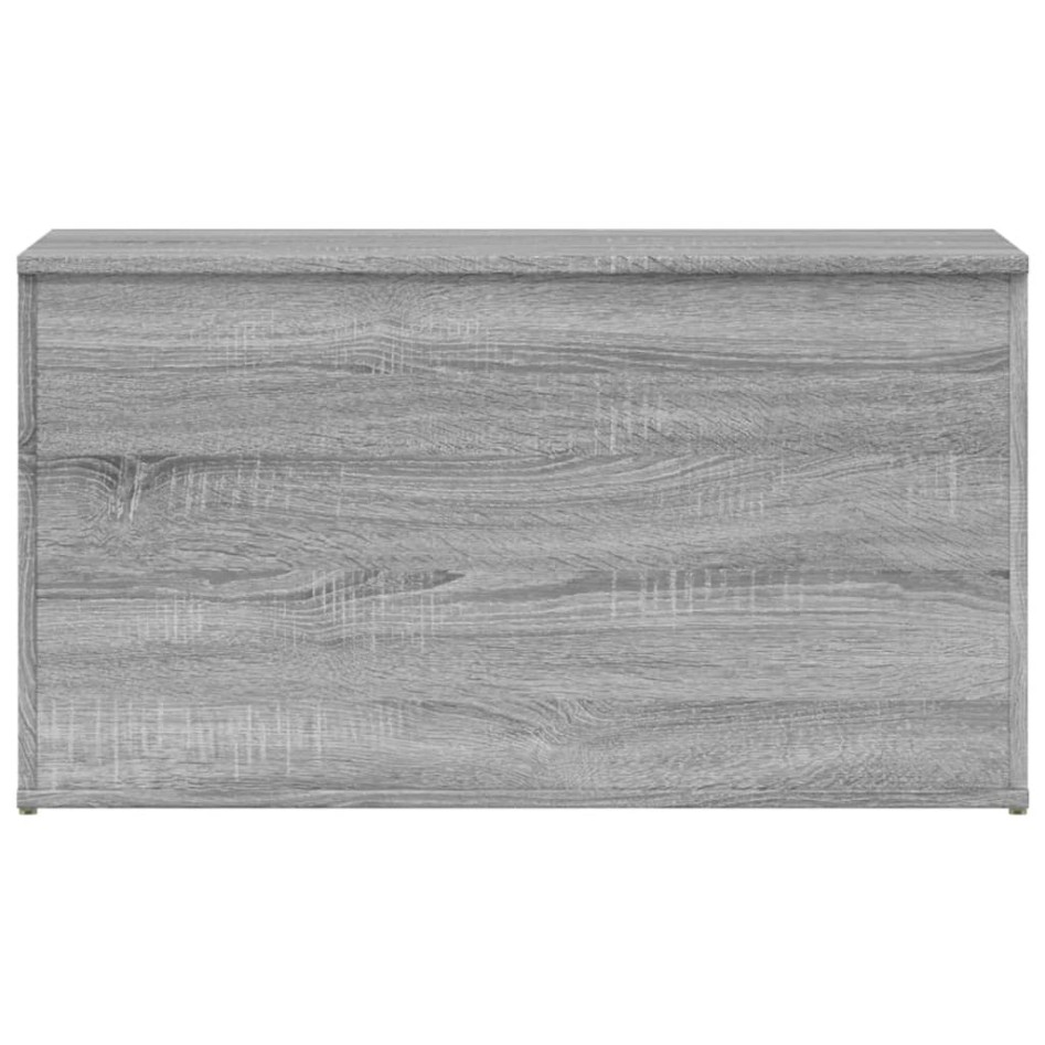 Baúl de almacenaje madera contrachapada gris Sonoma 84x42x46