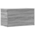 Baúl de almacenaje madera contrachapada gris Sonoma 84x42x46
