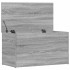 Baúl de almacenaje madera contrachapada gris Sonoma 84x42x46
