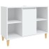 Armario para lavabo madera contrachapada blanco 80x33x60