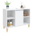 Armario para lavabo madera contrachapada blanco 80x33x60