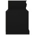 Mueble zapatero madera contrachapada negro 100x42x60
