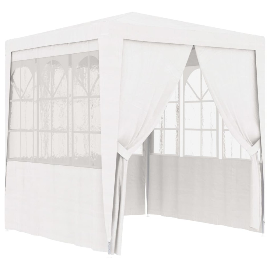 Carpa profesional para fiestas con paredes blanco 90 g/m² 2x2