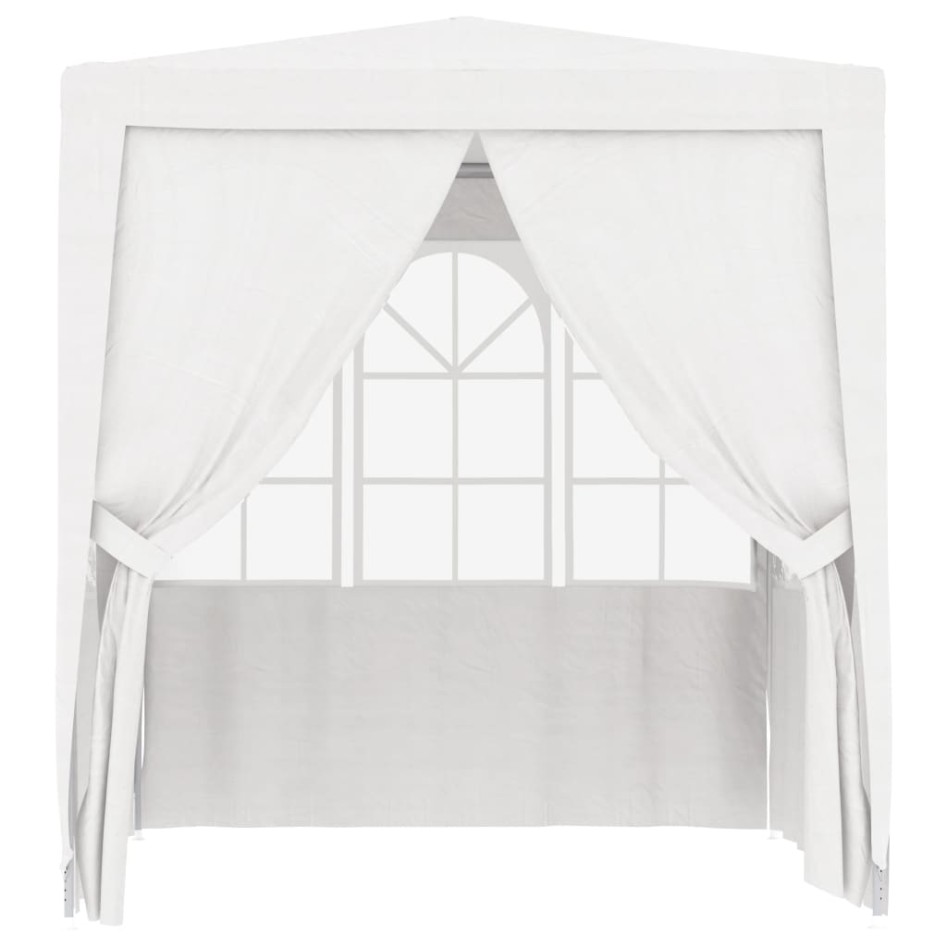 Carpa profesional para fiestas con paredes blanco 90 g/m² 2x2
