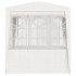 Carpa profesional para fiestas con paredes blanco 90 g/m² 2x2