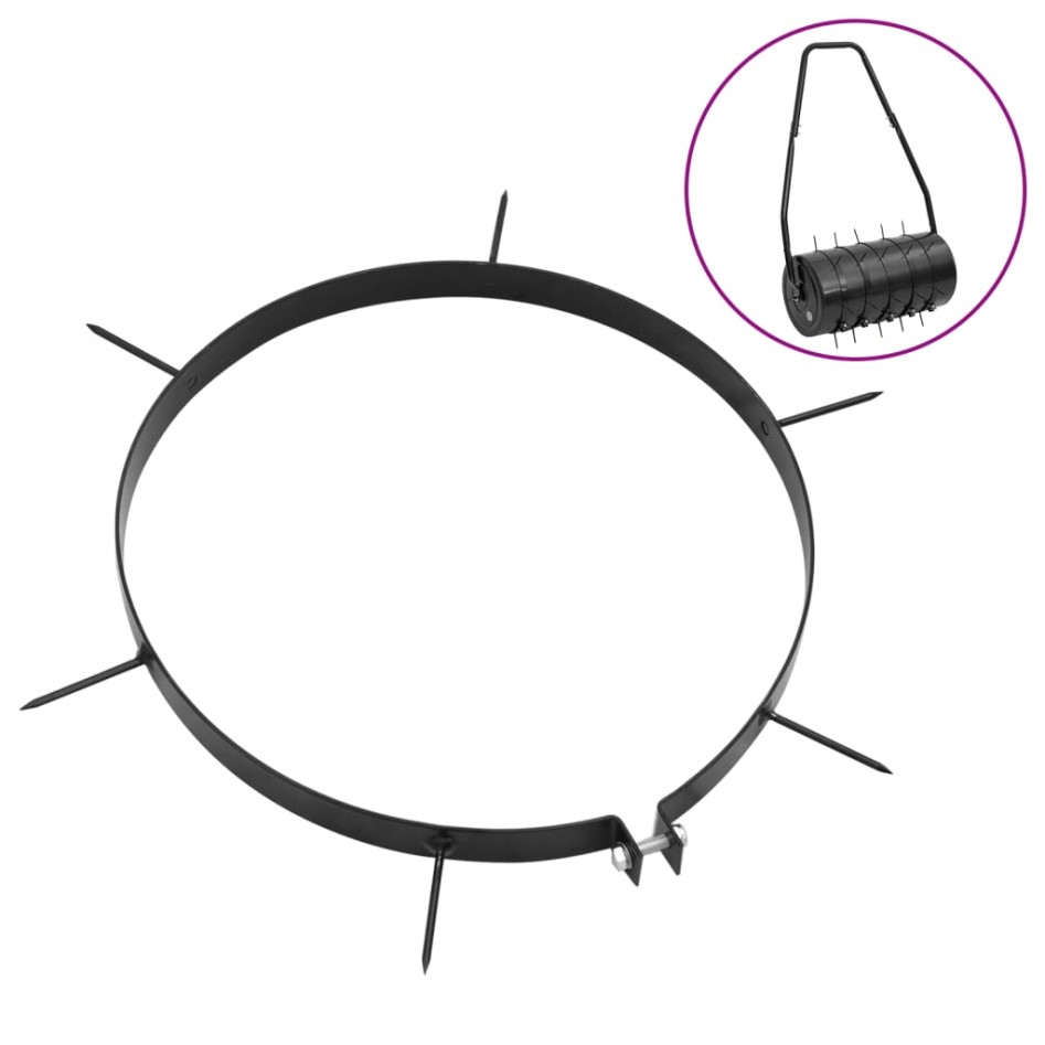Abrazadera para aireador césped con pinchos 5 uds hierro