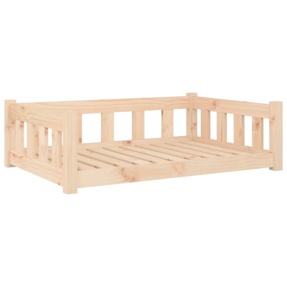 Cama para perros madera maciza de pino 95,5x65,5x28