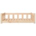 Cama para perros madera maciza de pino 95,5x65,5x28