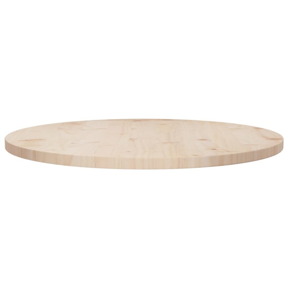 Superficie de mesa madera maciza de pino Ø70x2,5