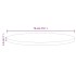 Superficie de mesa madera maciza de pino Ø70x2,5