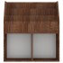 Revistero niños madera contrachapada marrón roble 71x30x78,5