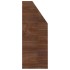 Revistero niños madera contrachapada marrón roble 71x30x78,5