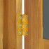 Mueble con espejo madera maciza de teca 60x10x40