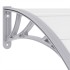 Marquesina para puerta PC 120x100