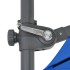 Sombrilla jardín voladiza palo aluminio azul azure 250x250