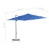 Sombrilla jardín voladiza palo aluminio azul azure 250x250