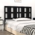 Cabecero de cama madera maciza de pino negro 145,5x4x100