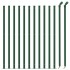 Cerca de alambre con brida verde 1x25