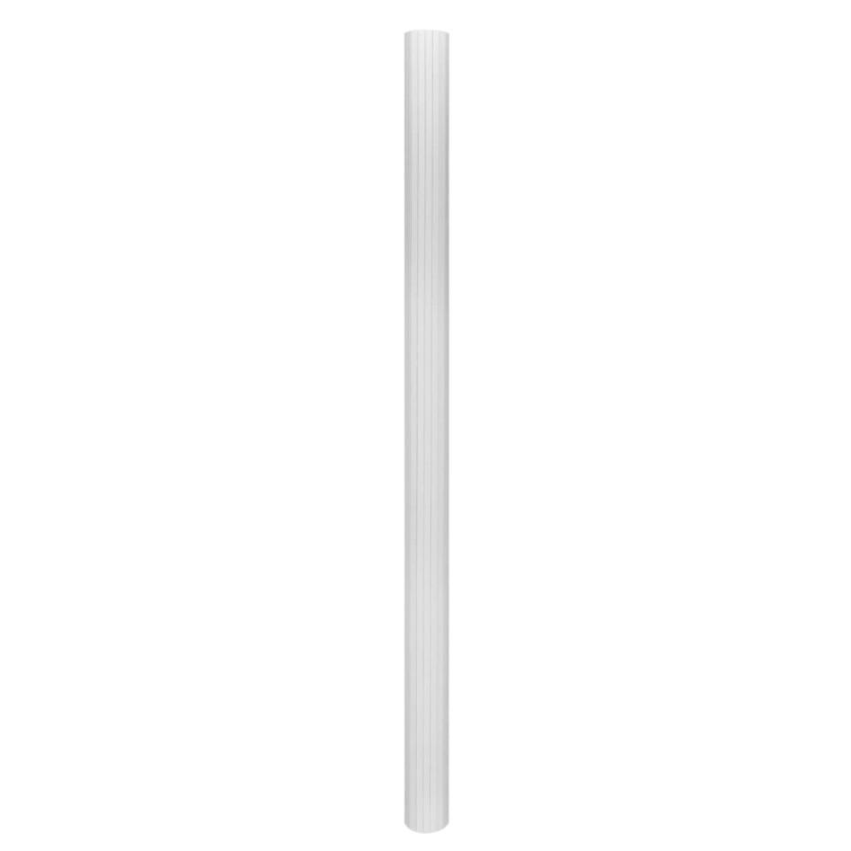 Biombo divisor bambú blanco 250x165