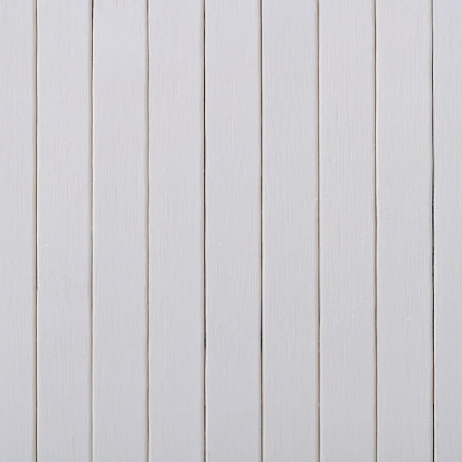 Biombo divisor bambú blanco 250x165