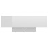 Mesa de centro madera contrachapada blanco brillo 85x55x31