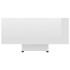 Mesa de centro madera contrachapada blanco brillo 85x55x31