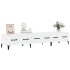 Mueble de TV madera contrachapada blanco brillo 150x34,5x30