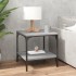 Mesas auxiliares 2 uds contrachapada gris Sonoma 40x40x40