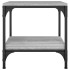 Mesas auxiliares 2 uds contrachapada gris Sonoma 40x40x40
