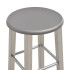 Taburetes de cocina 2 unidades MDF gris