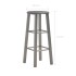 Taburetes de cocina 2 unidades MDF gris