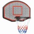 Tablero de baloncesto polietileno negro 71x45x2
