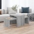 Set mesa de centro madera de ingeniería gris Sonoma