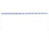 Toldo retráctil 350x150 cm azul y