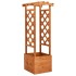 Jardinera enrejada con arco madera de abeto 49x39x130
