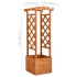 Jardinera enrejada con arco madera de abeto 49x39x130