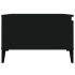 Mesa de centro madera contrachapada negro 55x55x36,5