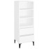 Aparador alto madera contrachapada blanco 40x36x110