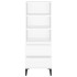 Aparador alto madera contrachapada blanco 40x36x110