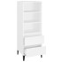 Aparador alto madera contrachapada blanco 40x36x110