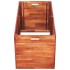 Arriate de madera de acacia 100x50x50