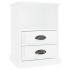 vidaxL Mesita de noche blanco brillante 43x36x60