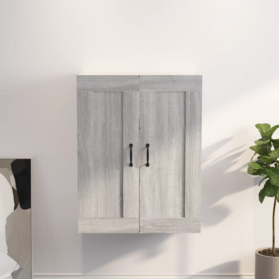 Armario colgante de pared gris Sonoma 69,5x32,5x90