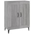 Aparador de madera de ingeniería gris Sonoma 69,5x34x90