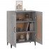 Aparador de madera de ingeniería gris Sonoma 69,5x34x90