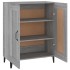 Aparador de madera de ingeniería gris Sonoma 69,5x34x90