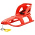 Trineo con asiento polipropileno rojo 102,5x40x23