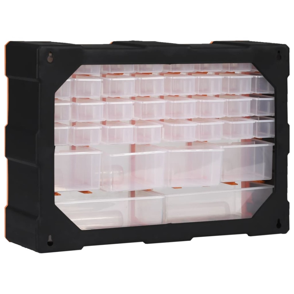 Organizador multicajones con 38 cajones 52x16x37,5