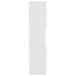 Armario de baño madera contrachapada blanco 30x30x130