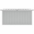 Caja de almacenaje para jardín gris 129x67x65